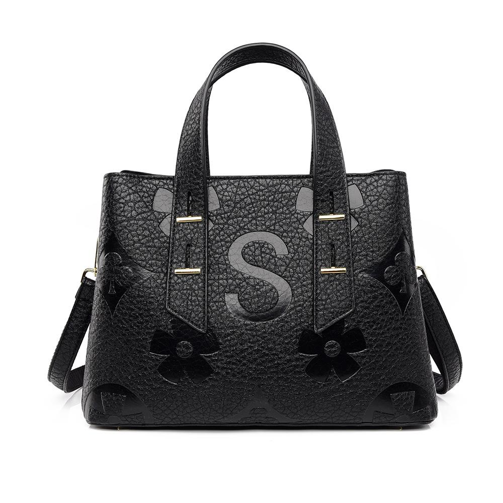 

Handbag Fashion Microfiber Leather Bag High-end Sense Large Capacity Tote Bag Versatile Simple Temperament Shoulder Bag