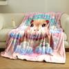 Cute Hamster In Dreamy Clouds Print Blanket Soft and Cozy Perfect for the Living Room Bed Sofa or a Nap,gift