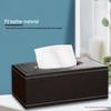 Large Leather Tissue Box Holder