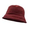 Washed Solid-color Fisherman's Hat, Unisex, Hip-hop Style, Sun Hat