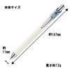 Pentel EnerGel Clena Gel Ink Ballpoint Saxe Blue 5 Pens Pen, 0.4mm, Barrel, Black, XBLN74LS-A,