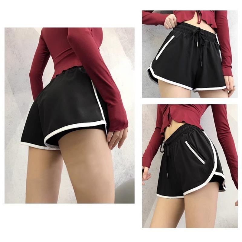 Summer Thin Professional Training Pilates Yoga Fitness Pants Anti-wear Breathable Quick Dry Loose Sports Shorts for Women