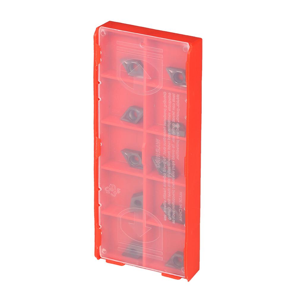 10pcs Box DCMT070204 VP15TF DCMT21.51 Carbide Inserts CNC Lathe Blades Cutter Turning Tool