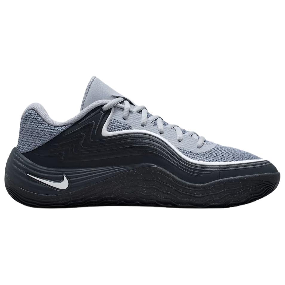 Nike Precision 8 Breathable Lightweight Low Top Basketball Shoes Men's Gray Black IH1104-005