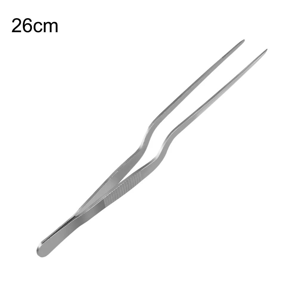 Stainless Steel Barbecue Tongs Serving Presentation Kitchen Tool Multiple Types Silver Plating Chef Food Tweezer BBQ Clip