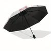 Hello Kitty,Cute Automatic Folding Umbrella-Simple 8-Rib Design, Bright Cartoon Pattern, Durable Iron Frame, Suitable For Travel, Outdoor, B