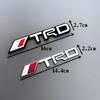 1 Stück 3D Metall Autoaufkleber TRD Emblem Abzeichen Dekoration Zubehör für Toyota GR Corolla Yaris Aygo Prius CHR Camry Auris Avensis