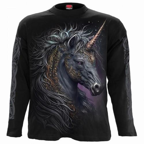 Spiral Direct Unisex Adult Celtic Unicorn Long-Sleeved T-Shirt