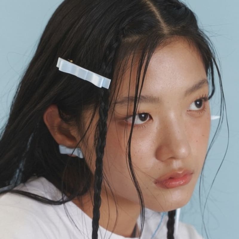 LOVE ME MONSTER [HA_2SET] Love Ribbon S Hair Pin