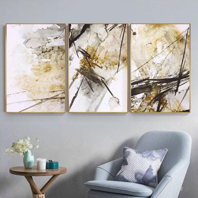 

3 Joint Home Decoration Painting Painting Oil Painting Spray Painting - Ink Oil Painting (Painting Core 40cm * 60cm * 3PCS) 30*45cm,3pcs