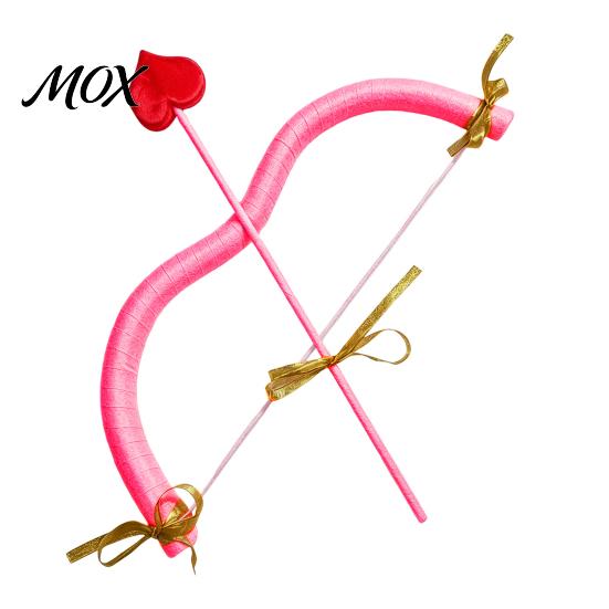 Stage Performance Accessory Cupid Bow And Arrow Costume Accessory, Valentine's Day Mini Play Set with Heart for Halloween Cosplay Party Favors, Photo