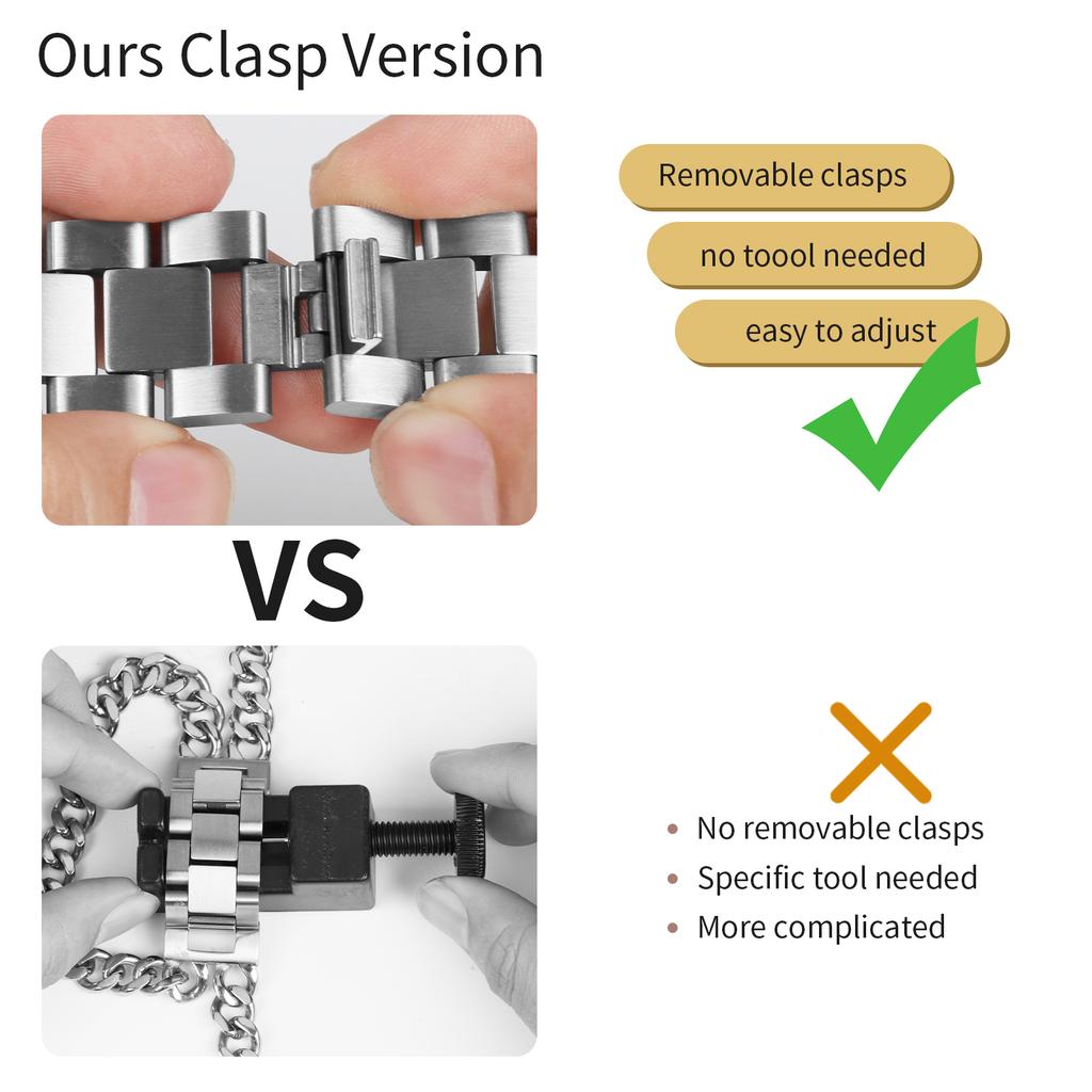 Watch Strap for Xiaomi Redmi Watch 4 Double-Circle Band Stainless Steel Bracelet