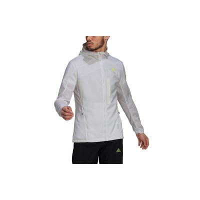 Marathon Running Hooded Jacket Men Outerwear White HA0251