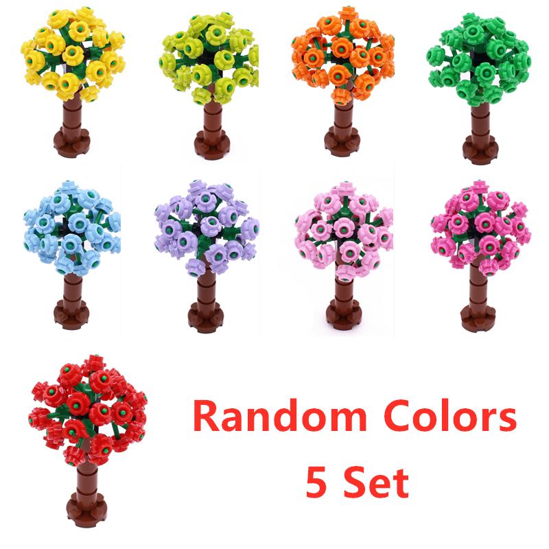 City Trees Building Blocks MOC Coconut Tree Blocks Jungle Garden DIY Toys for Children Gifts Compatible Classic Bricks Kids Toys
