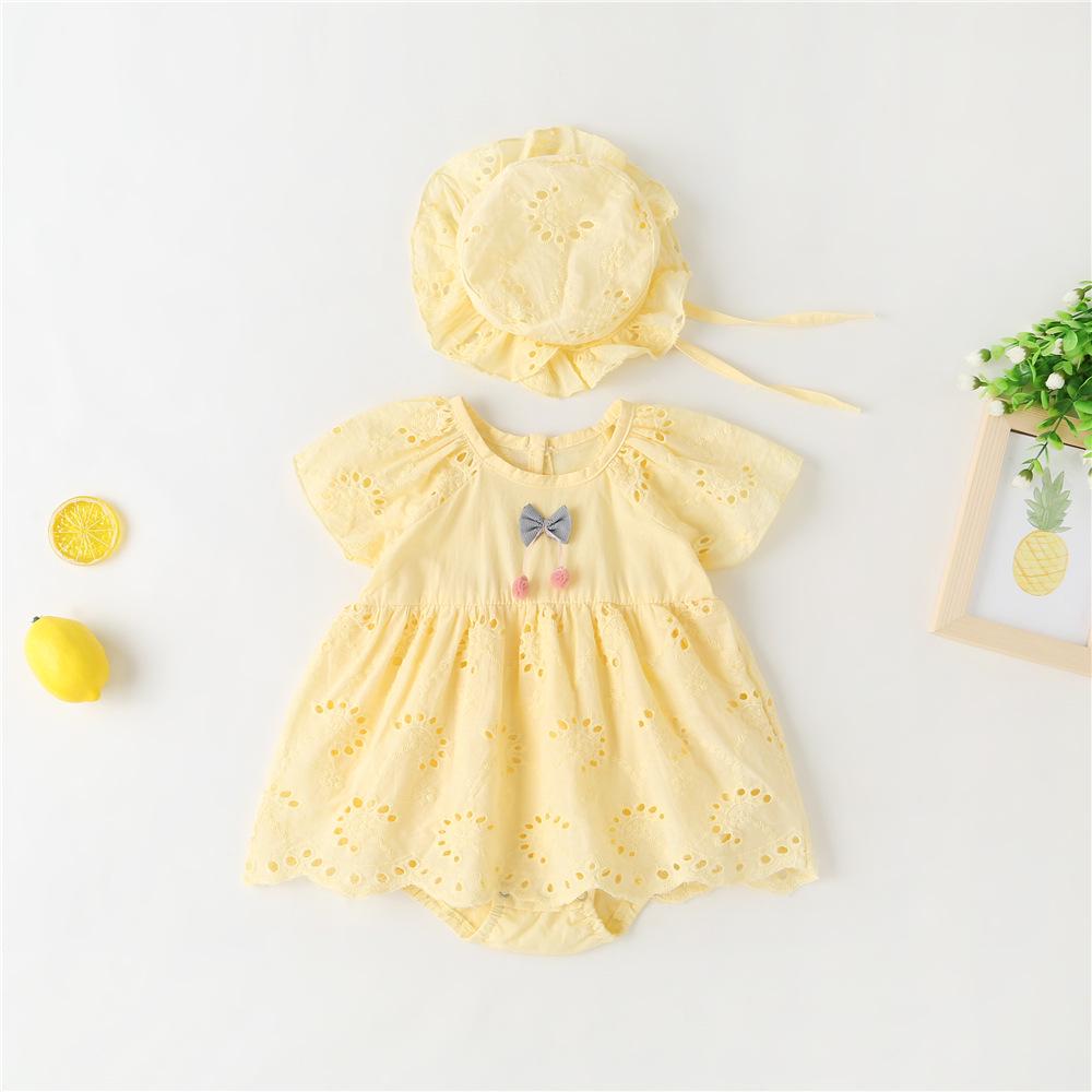Newborn Baby Girl Autumn Romper - Princess Climbing Onesie for Spring or Fall.