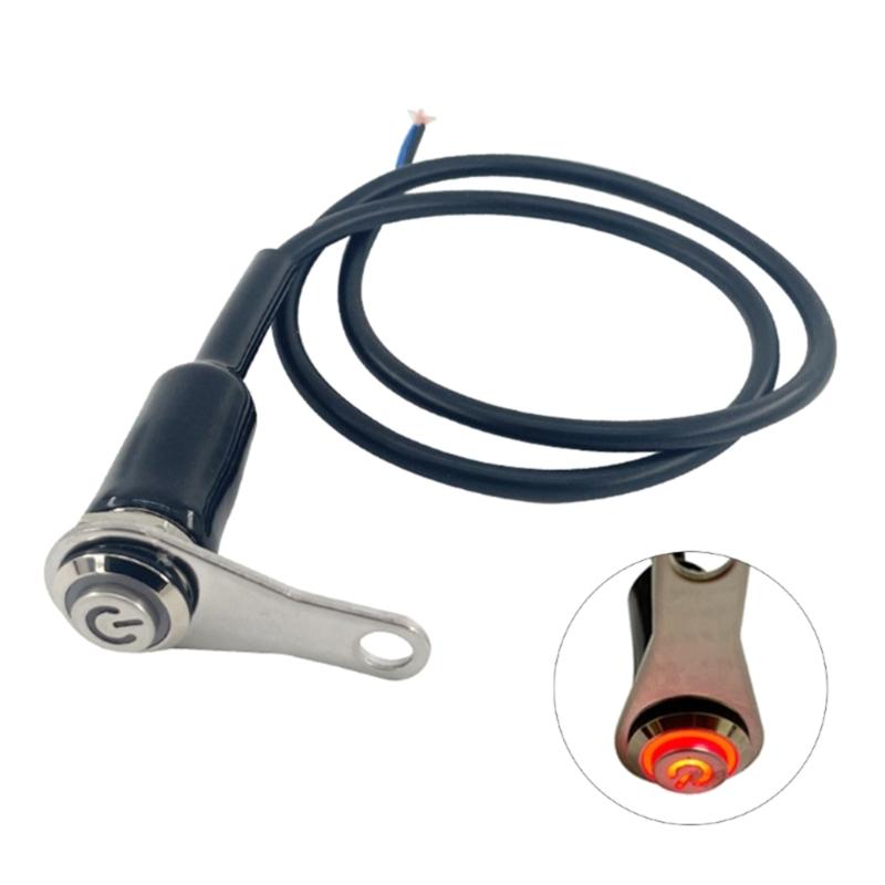 12V Universal Engine Kill Switch On Off Button Self-lock Switch Button Motorbike