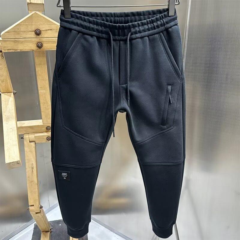 Pantaloni Jogger Casual Ispessiti in Peluche per Uomo Autunno e Inverno Resistenti al Freddo Caldi Sportivi Abbigliamento da Esterno Moda Uomo