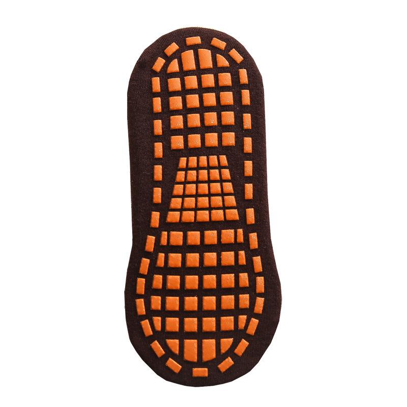 Rutschfeste gepunktete Trampolin- und Yoga-Socken für Kinder und Erwachsene