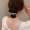 Super Immortal Butterfly Hair Rope Mori Imitation Crystal Durable Headrope Delicate Hair Tie Women's Rubber Band Hair Rope Headgear
