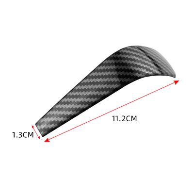 ABS Carbon Fiber Car Gear Shift Knob Sticker Trim for BMW 3Series E90 E92 E93 E84 2006-2012 Decoration Cover Accessories