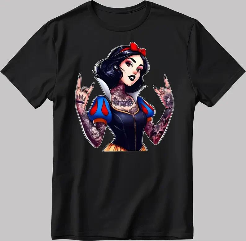 Snow White Black T Shirt S