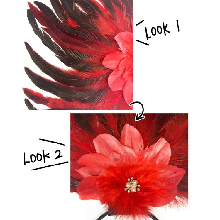 Modern Feather Hairband Fashionable Headband Festival Hair Decoration for Women Adds Elegance To Any Outfit or Event