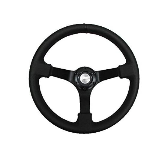 Fortune D1 SPEC DEEP80 Deep Cone Steering 34mm Black Wheel, Diameter, Stitching, DSC-80340BK