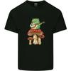 A Frog Playing the Guitar On a Toadstool Kids T-Shirt Childrens