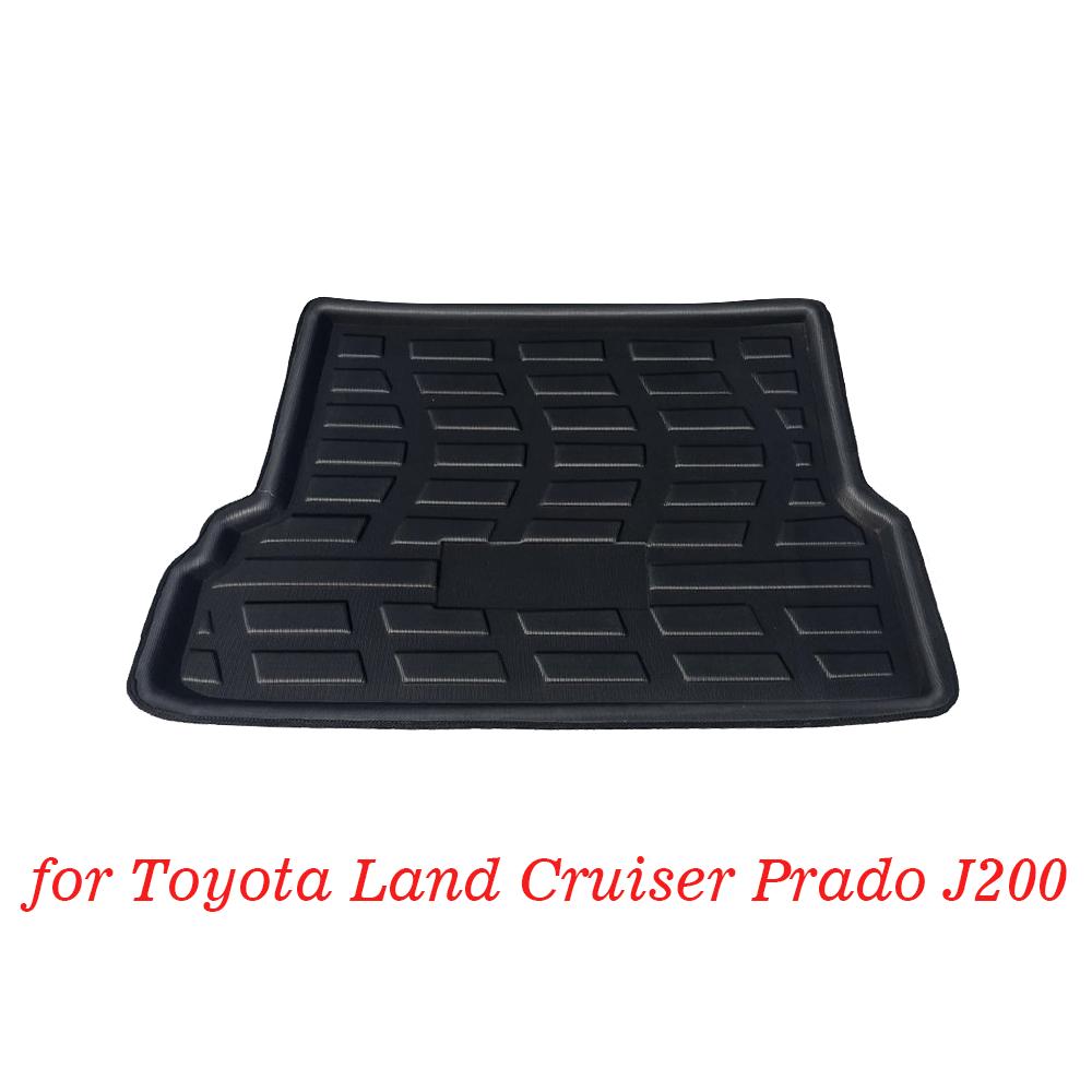 

Коврик для багажника автомобиля Toyota Land Cruiser Prado J150 J200 2010~2025 Водонепроницаемый коврик для пола, аксессуары для багажника