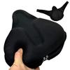 WyBright Bicycle Saddle Saddle Magnetic Tape Extra Memory Foam Saddle No Pain In the Bicycle Saddle Waterproof and Dustproof Cover Reflective Stickers