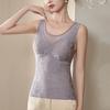 Lace Warmvest With Chest Pad Women's Fleece-Lined Warm Bra Underwear Autumn/Winter Warmest Clothing Base Layer