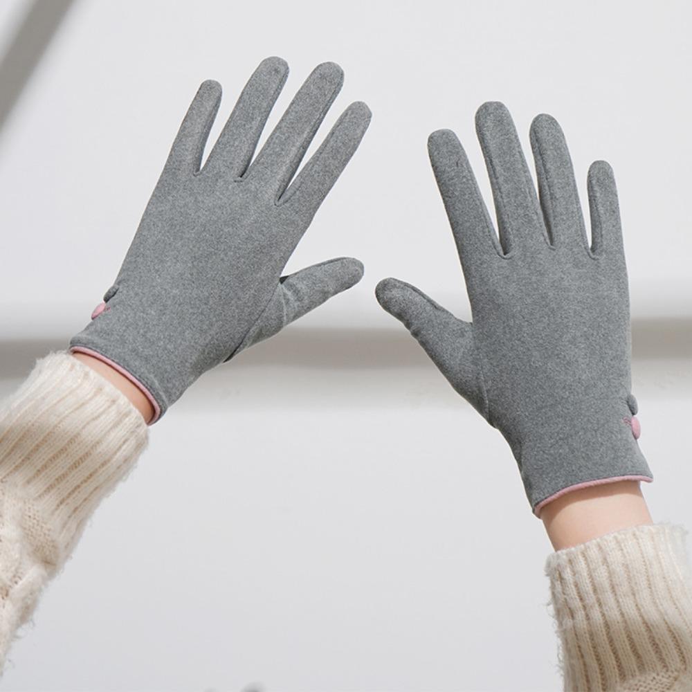 Warm Touch Screen Gloves Full Finger Driving Mittens New Full Finger Gloves  Cycling Driving