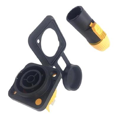 Stage Lighting Speaker Equipment Powercon Plug and Plug Panel Adapter Power Plug Powercon Connector for LED Displays