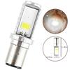1x BA20D H6 Motorcycle LED Headlight Lamps Hi/Low Beam Conversion Bulbs White 12V 8W 5000K Light Bulb Fits For All Motorcycles