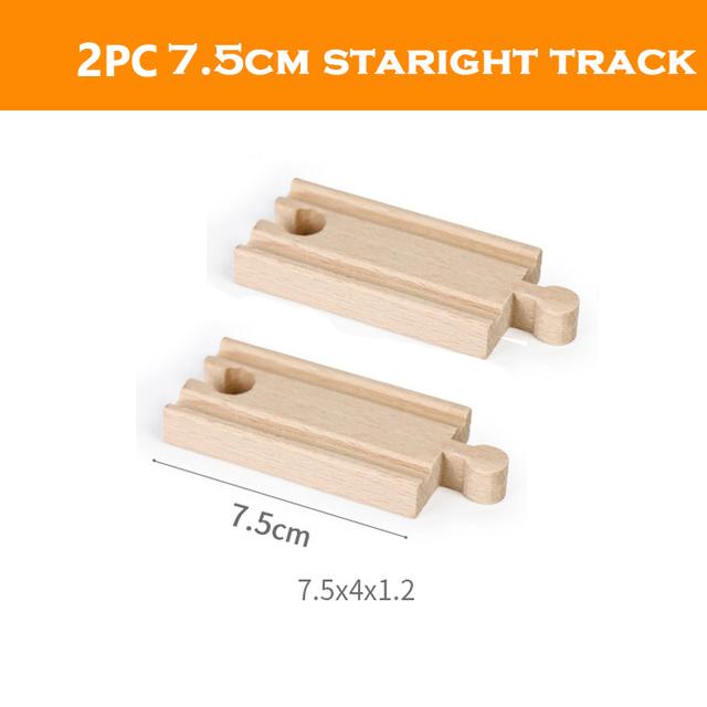 Pista Ferroviaria in Legno Giocattoli Ferroviari da Corsa Tutti i Tipi Accessori per Pista in Legno Adatti per Piste in Legno Biro Giocattoli per Bambini Regalo