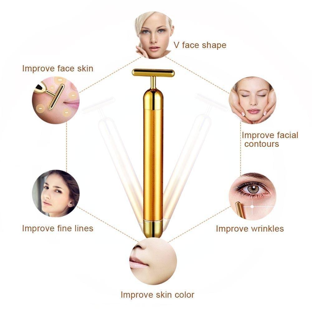 High Quality Facial Massage Stick Electric  Massage Beauty Tools Gift Portable