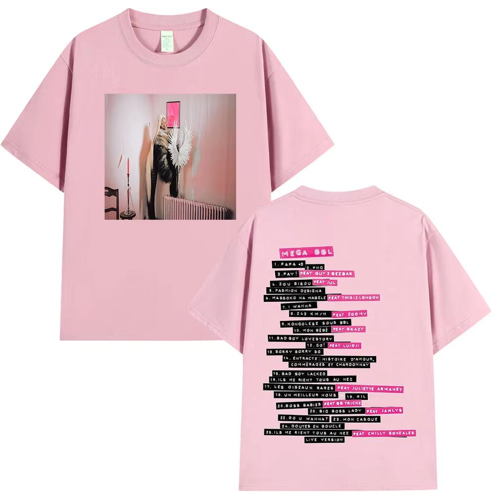 Rapper Theodora Mega Bbl Album Graphics 100Cotton Music Tshirt Men 2026 New Summer Hip Hop Unisex Short Sleeve Shirt Fan Gifts