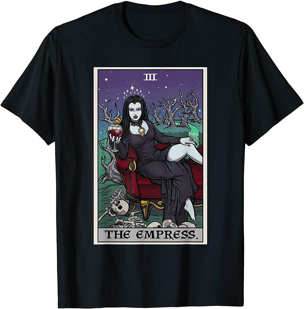 NEW The Empress Tarot Card Vampire Gothic Horror Witch T-Shirt Unisex T-Shirt XXXL
