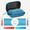1PC Quick Drying Cooling Towel Soft Breathable Chilly Sweat Absorption Cold Towel with Storage Box Sports Running Yoga Gym Club