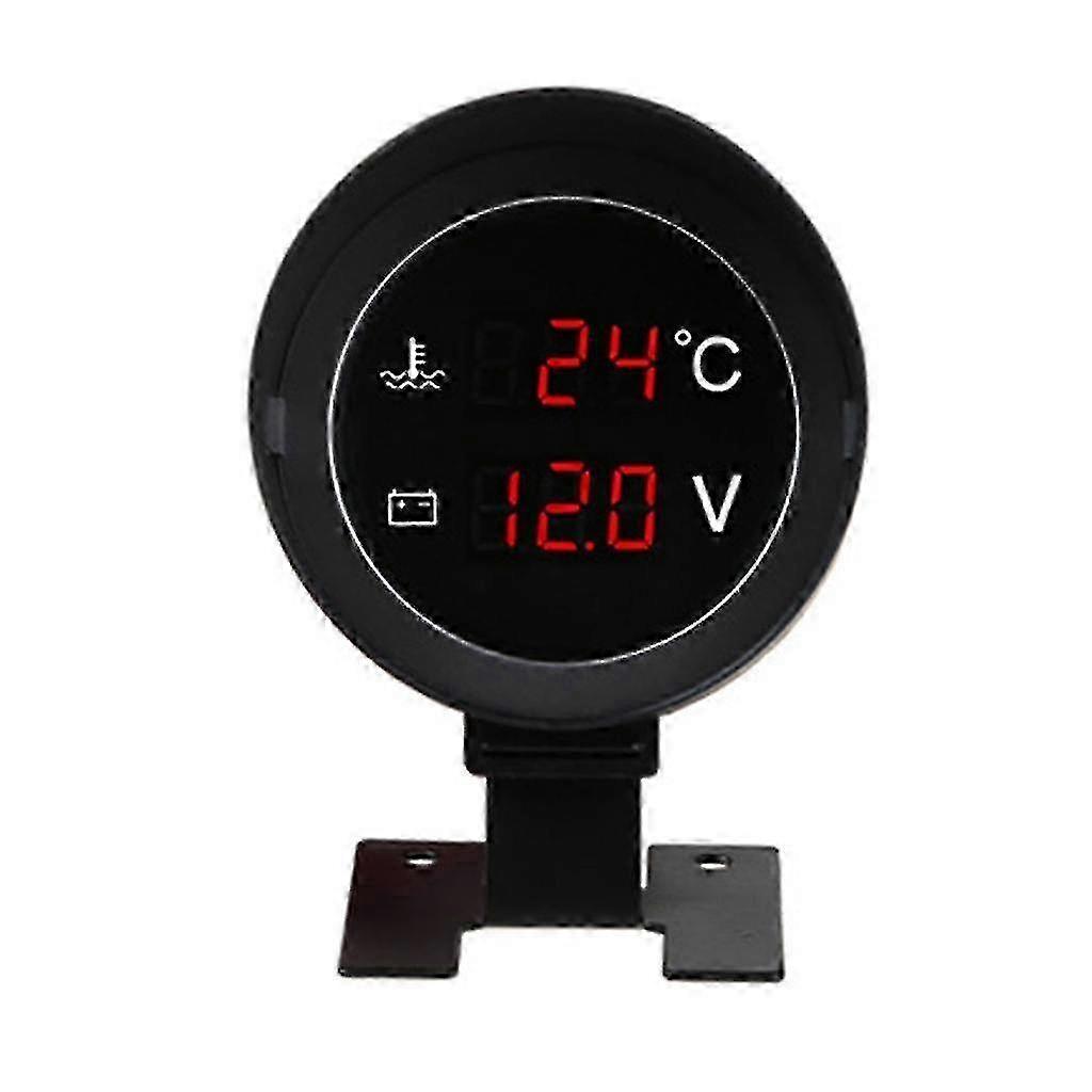 Car Engine Water Temperature Voltmeter Gauge Meter with 8-21mm Sensor 2025