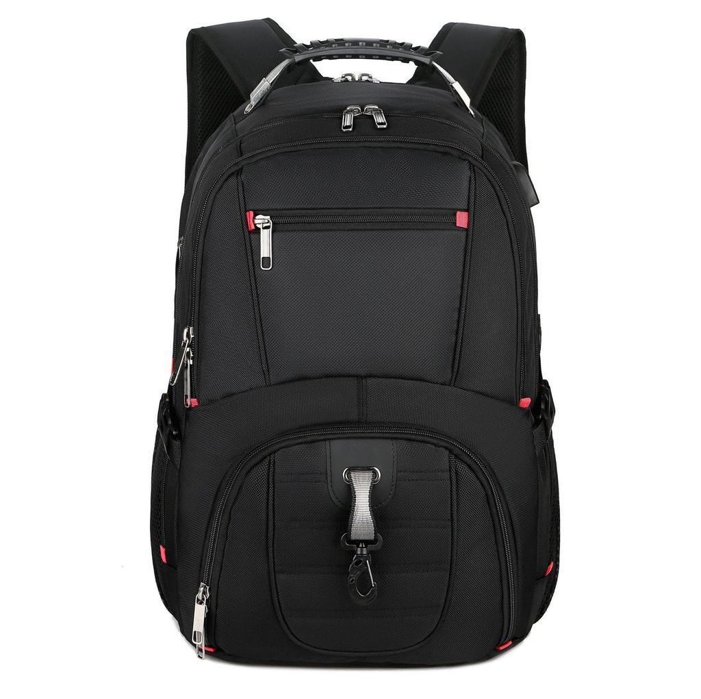 Men's Multifunctional Waterproof USB Laptop Backpack