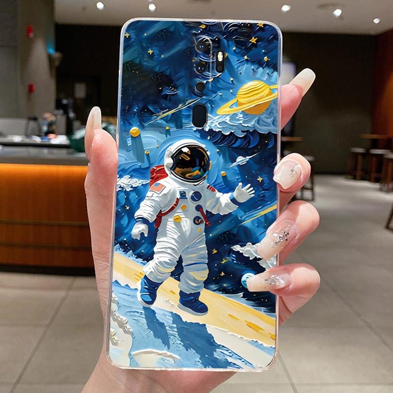 For Oppo A5 2020 CPH1959 Case A9 2020 Aesthetic Cute Cat Cartoon Transparent Silicone Phone Case Oppo A9 2020 Back Cover CPH1937