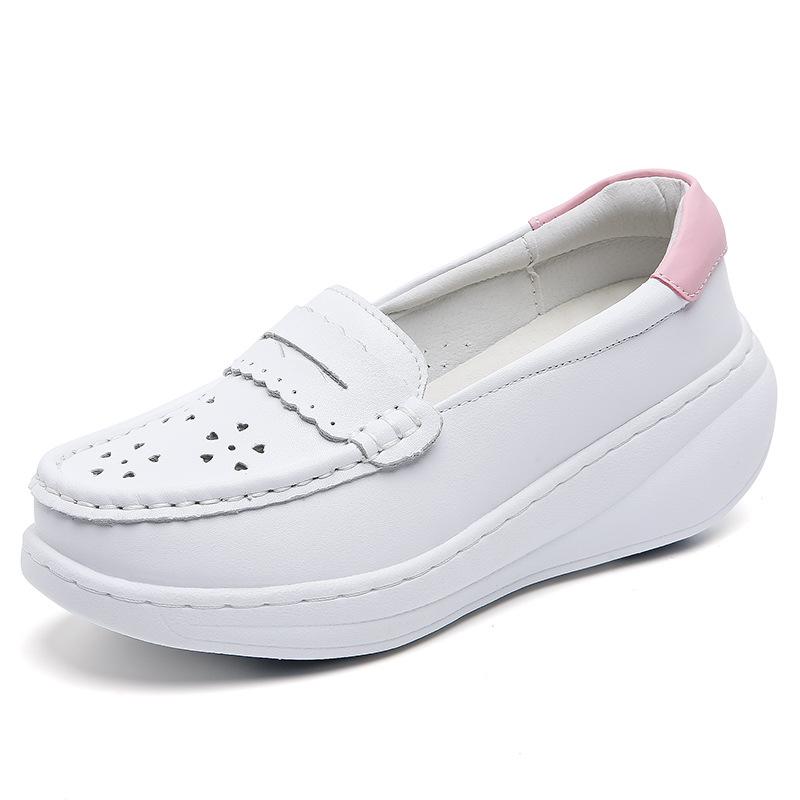 New Nurse Shoes for Women Soft-soled Anti-slip Breathable Versatile and Odor-resistant Flat Shoes