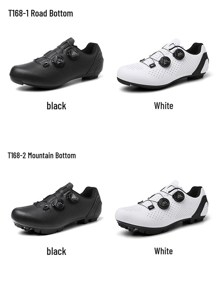2022 Cross-Strap Lock Road Cycling Shoes with Hard Sole for Mountain Biking and Racing