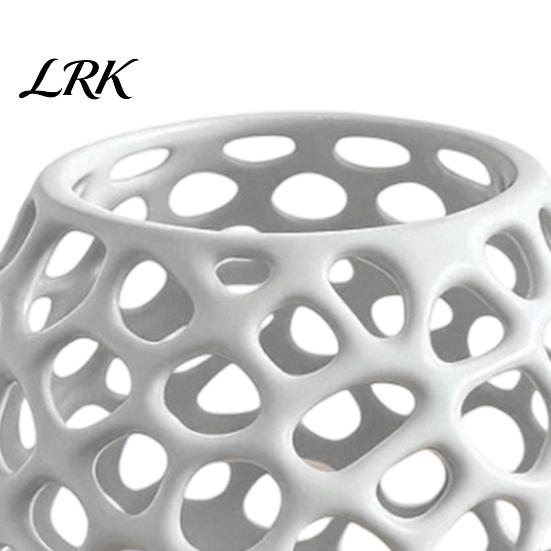 Modern Honeycomb Pen Holder Holder, 3D Printed Hollow Design Container, Stylish Desk Organizer for Pencils Makeup Brushes