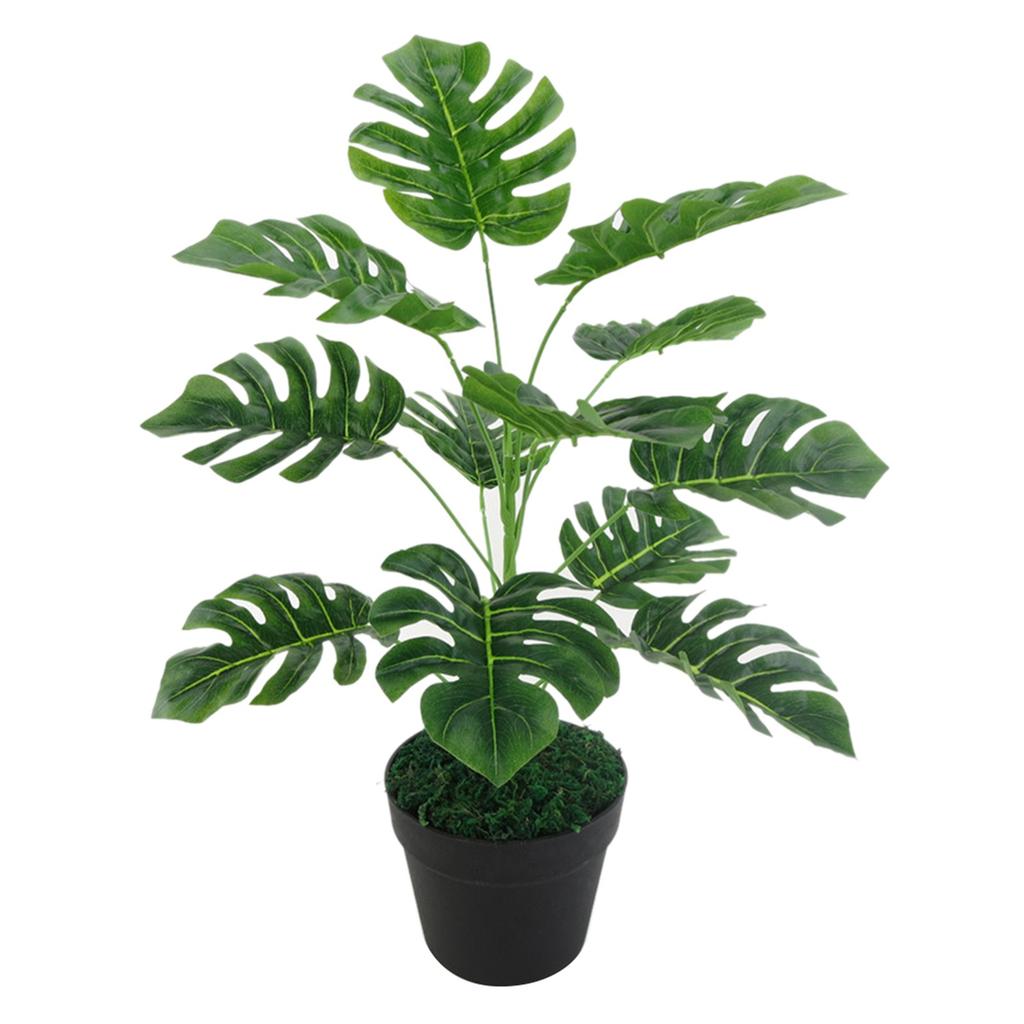 Home Decoration Artificial Plants Leaves 12 Heads Large Leaves Artificial Flower Latex Bridal Wedding Bouquet Simulated Plants