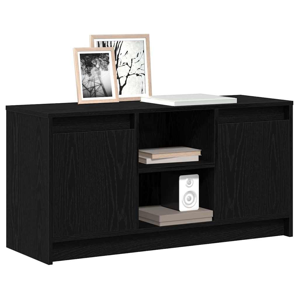 TV Units Black 100 X 34 X 50 Cm Particleboard