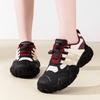 Scarpe Donna Dad Chunky Retro da Escursionismo Casual Punta Larga Versatili Stile di Nicchia