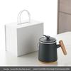 Zen Style Large Ceramic Tea Cup with Metal Infuser