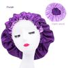Shower Cap Ladies Fashion Simple Solid Color Elastic Hair Care Cap Button Elastic Wash Cap